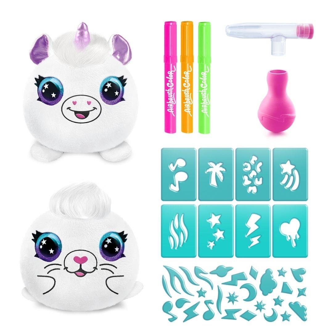 Fonksiyonel Peluşlar, MEGA OYUNCAK, Airbrush Plush Sürpriz Mi·ni· Neon Peluş 2'li Paket