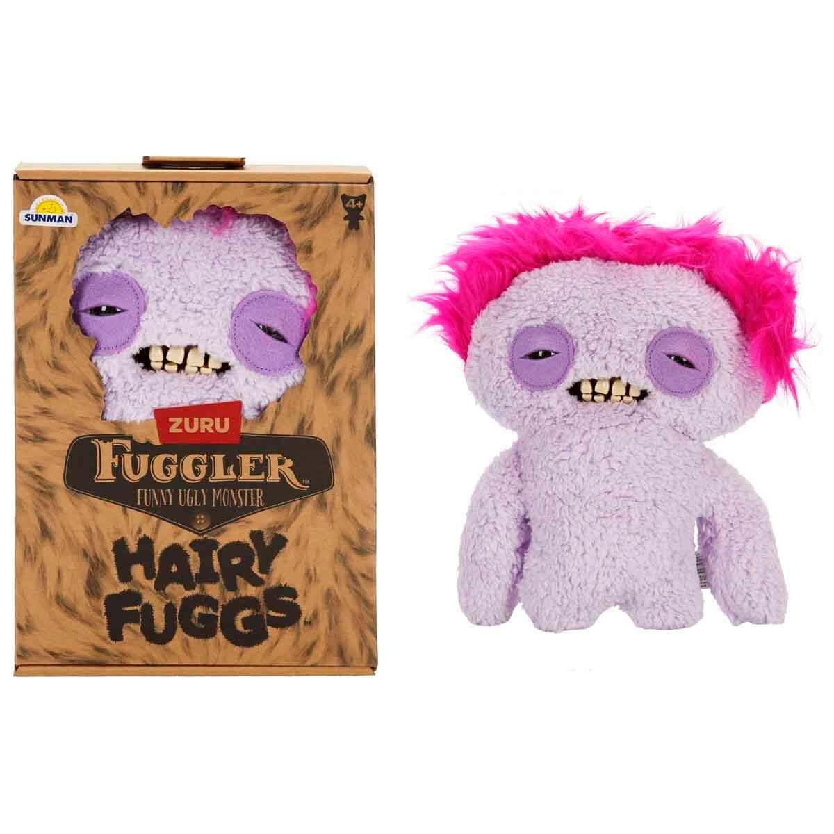 Fonksiyonel Peluşlar, Sunman, Fuggler Hairy Fuggs Peluş S1 6-Mor Squidge