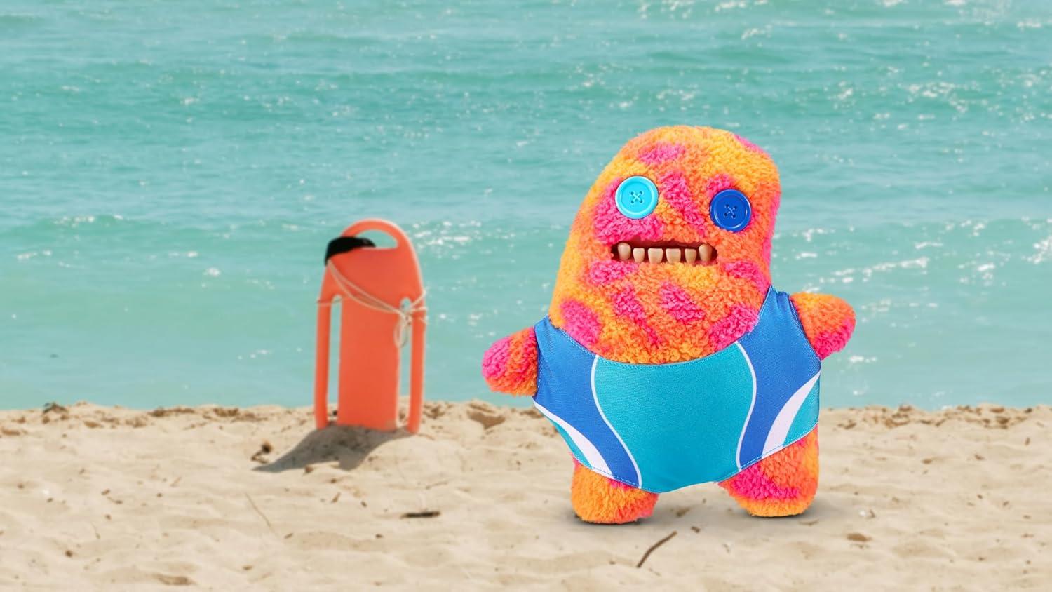 Fonksiyonel Peluşlar, Sunman, Fuggler Vacay Vibes Pelüş S1- 6-Düğme Gözlü Sir Splodge A Lot