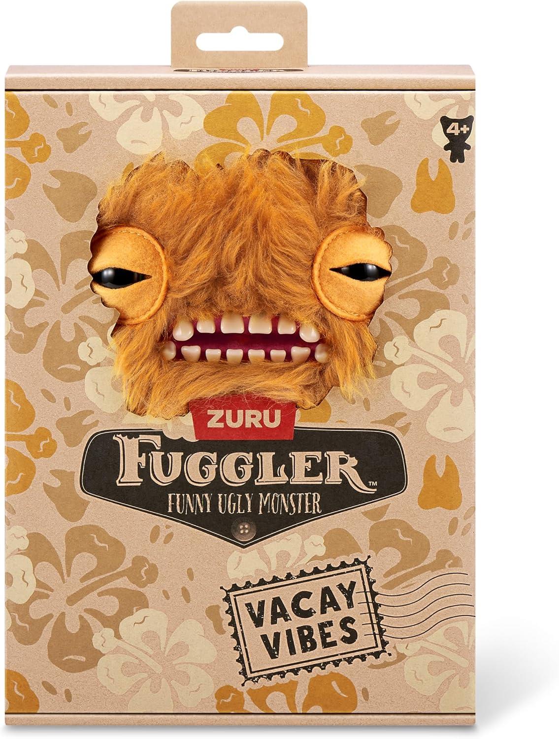 Fonksiyonel Peluşlar, Sunman, Fuggler Vacay Vibes Pelüş S1- 9-Kahverengi Munch Munch