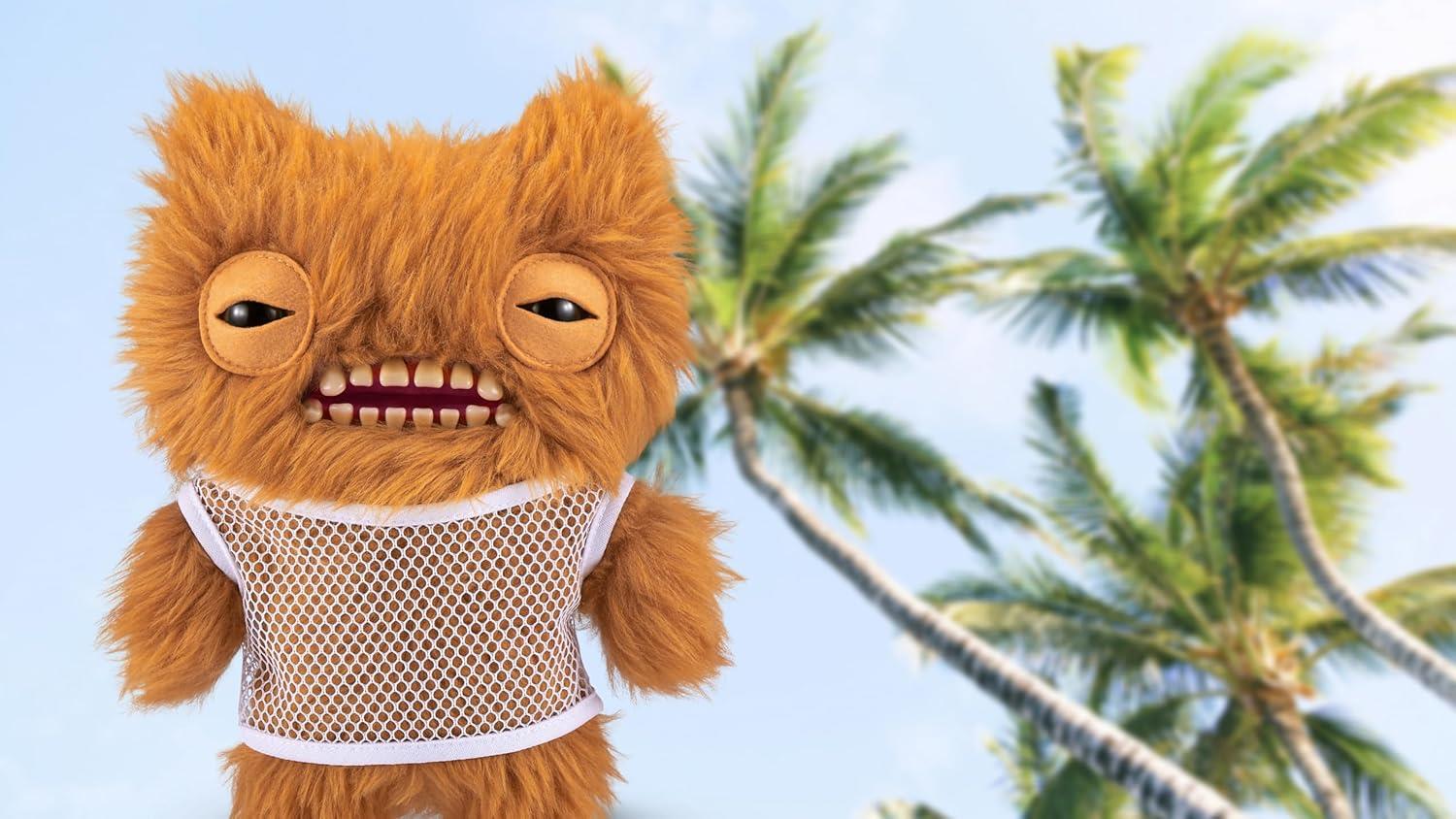 Fonksiyonel Peluşlar, Sunman, Fuggler Vacay Vibes Pelüş S1- 9-Kahverengi Munch Munch