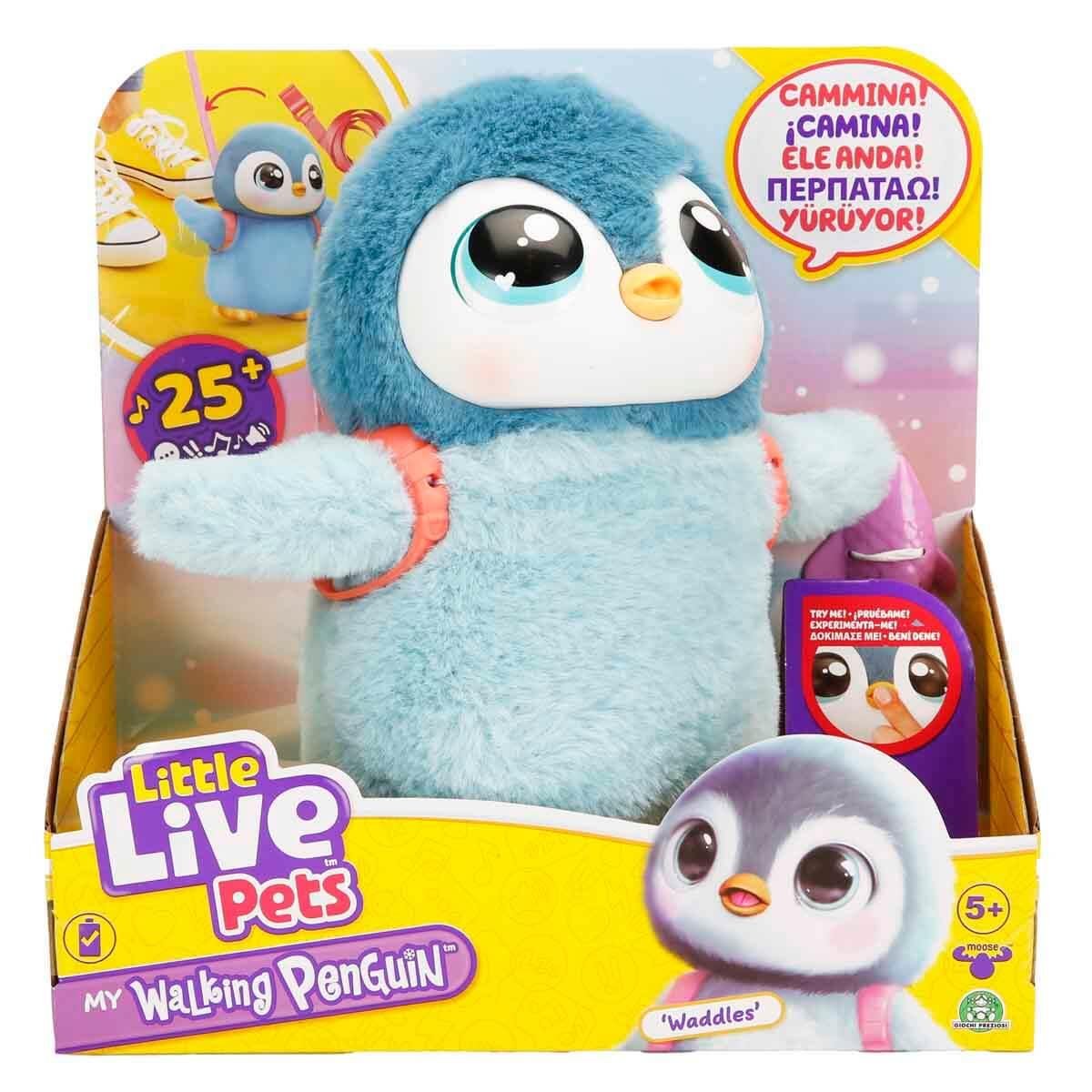 Fonksiyonel Peluşlar, Giochi Preziosi, LLS Sesli Yürüyen Penguen İnteraktif Peluş LP600000