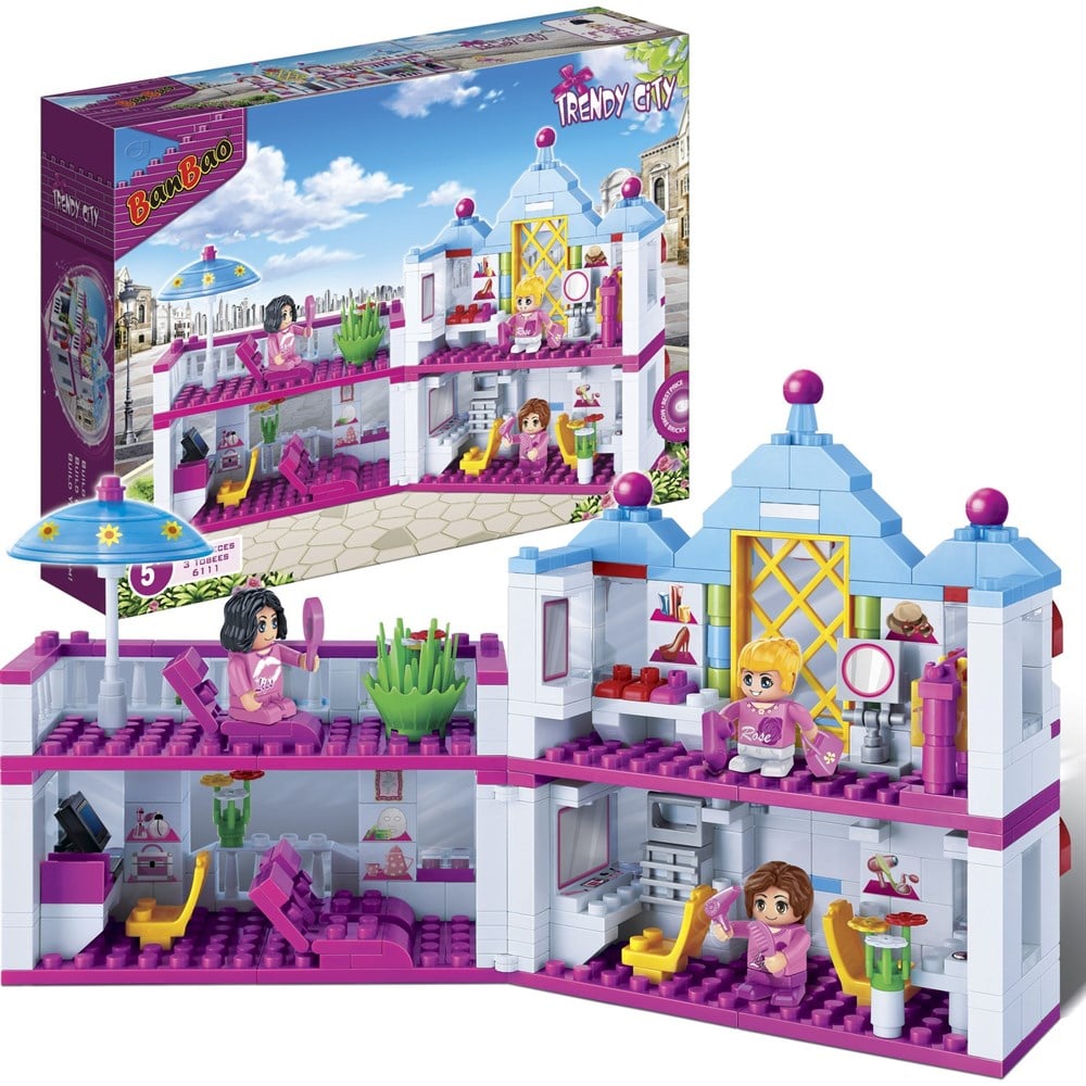 Güzellik Salonu Lego Oyun Seti 382 Parça Banbao 6111