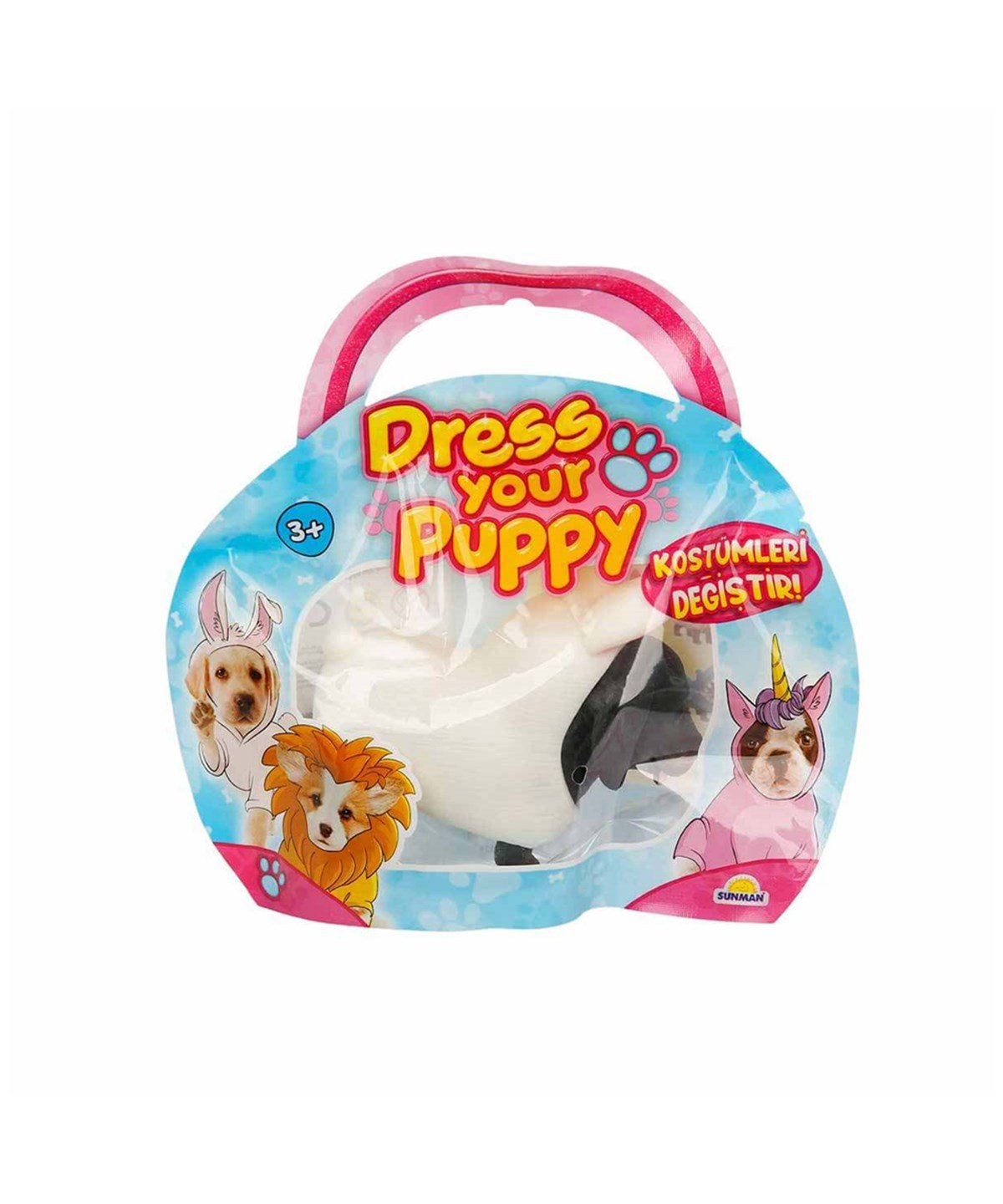 Hayvan Figürleri, Sunman, Just Toys Dress Your Puppy Kostümlü Figürler 72310 Tavşan Dachshund