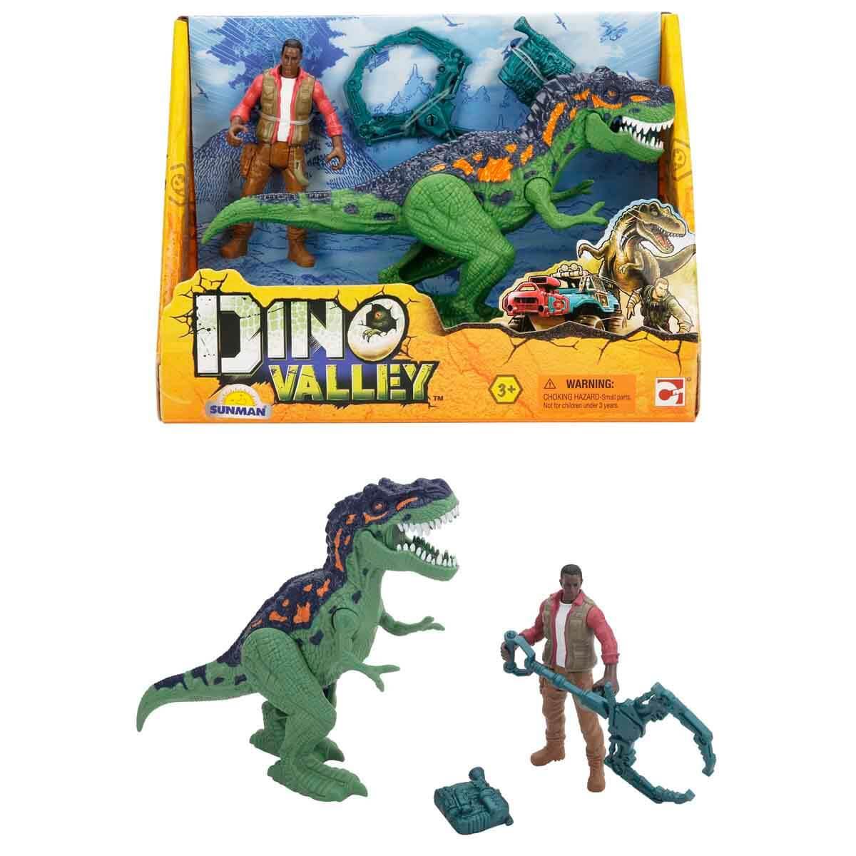 Hayvan Setleri, Sunman, Dino Valley Figürlü Oyun Seti 20158 Yeşil Dinazor