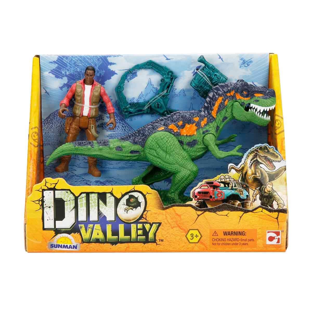 Hayvan Setleri, Sunman, Dino Valley Figürlü Oyun Seti 20158 Yeşil Dinazor