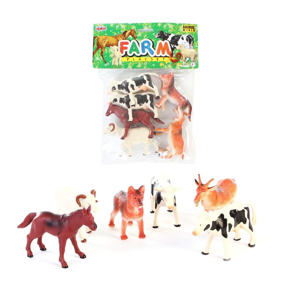 Çeşitli Hayvan Setleri - 6'lı Poşette