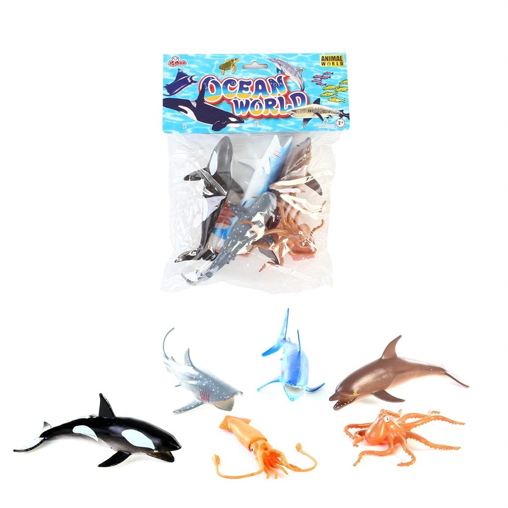 Çeşitli Hayvan Setleri - 6'lı Poşette