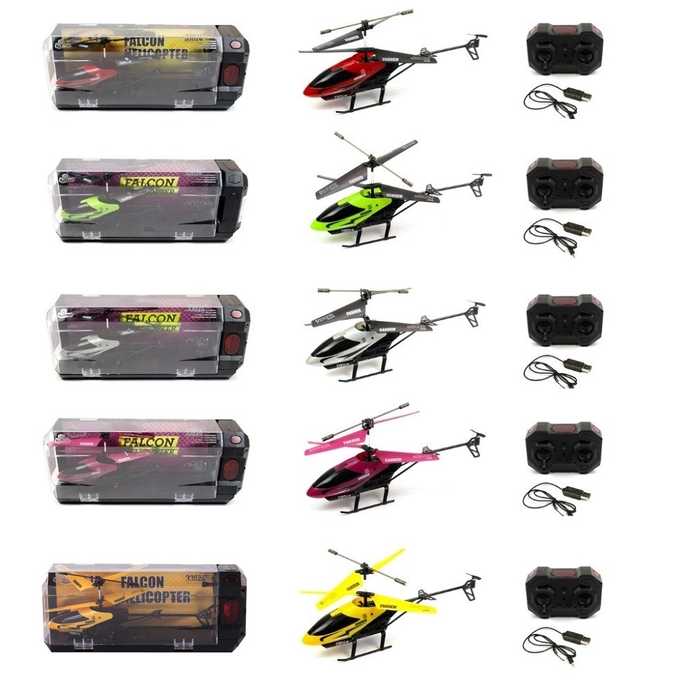Falcon Helikopter Oyuncak Uzaktan Kumandalı PVC Kutulu 3,5 Ch
