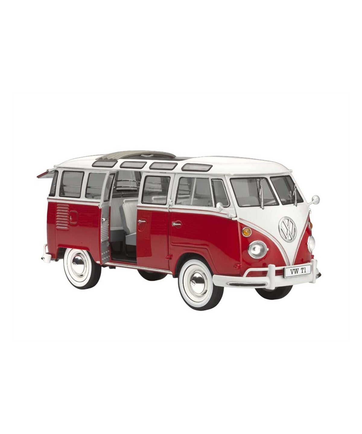 Hobi ve Koleksiyon, REVELL, Revell 1:24 Volkswagen T1 Samba Bus Model Set Araba 67399