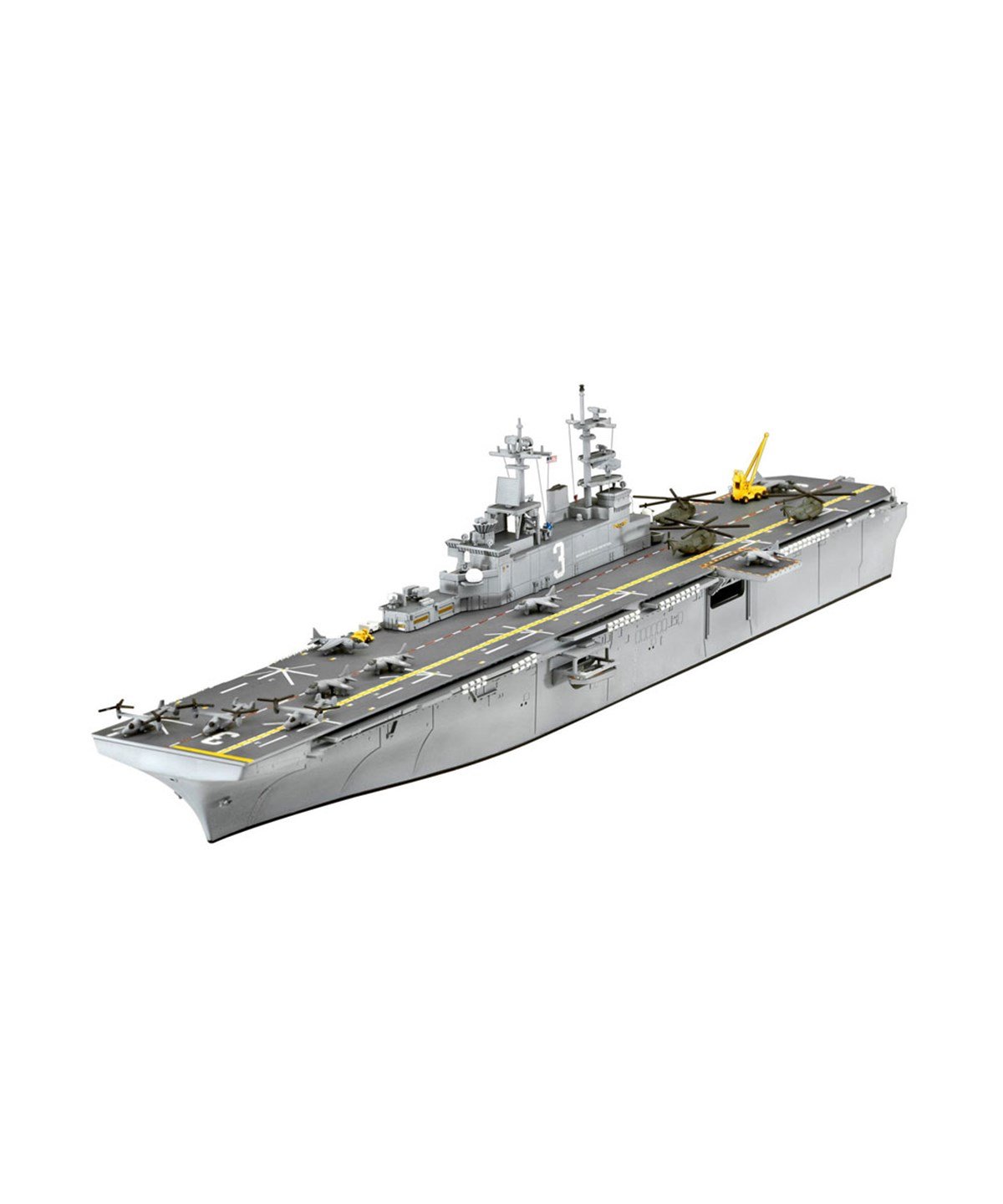 Hobi ve Koleksiyon, REVELL, Revell 1:700 Model Set Gemi US Navy Assault Carrier Wasp Class USS 65178