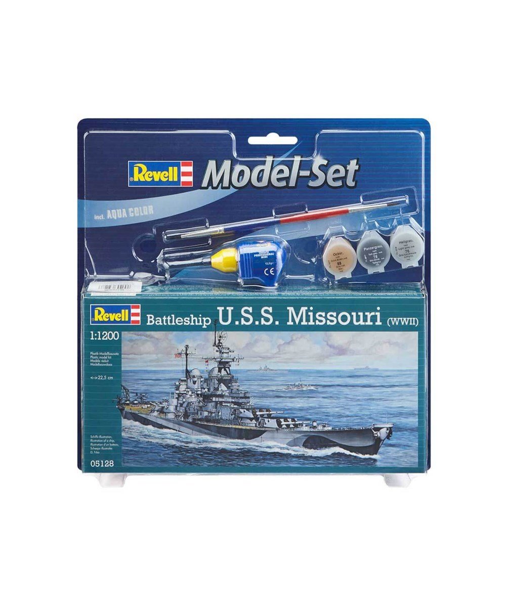 Hobi ve Koleksiyon, REVELL, Revell Maket Model Set 1:1200 USS Missouri WWII 65128