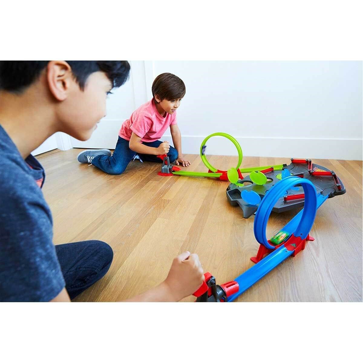 Hot Wheels Bloklu Köprü Yarış Seti FDF27