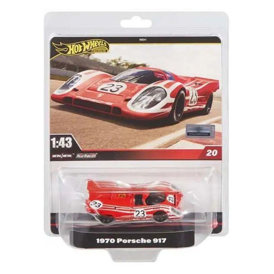 Hot Wheels Oyun Setleri, Mattel, Hot Wheels 1:43 Premium Arabalar HMD41 HWG48 1970 Porsche 917