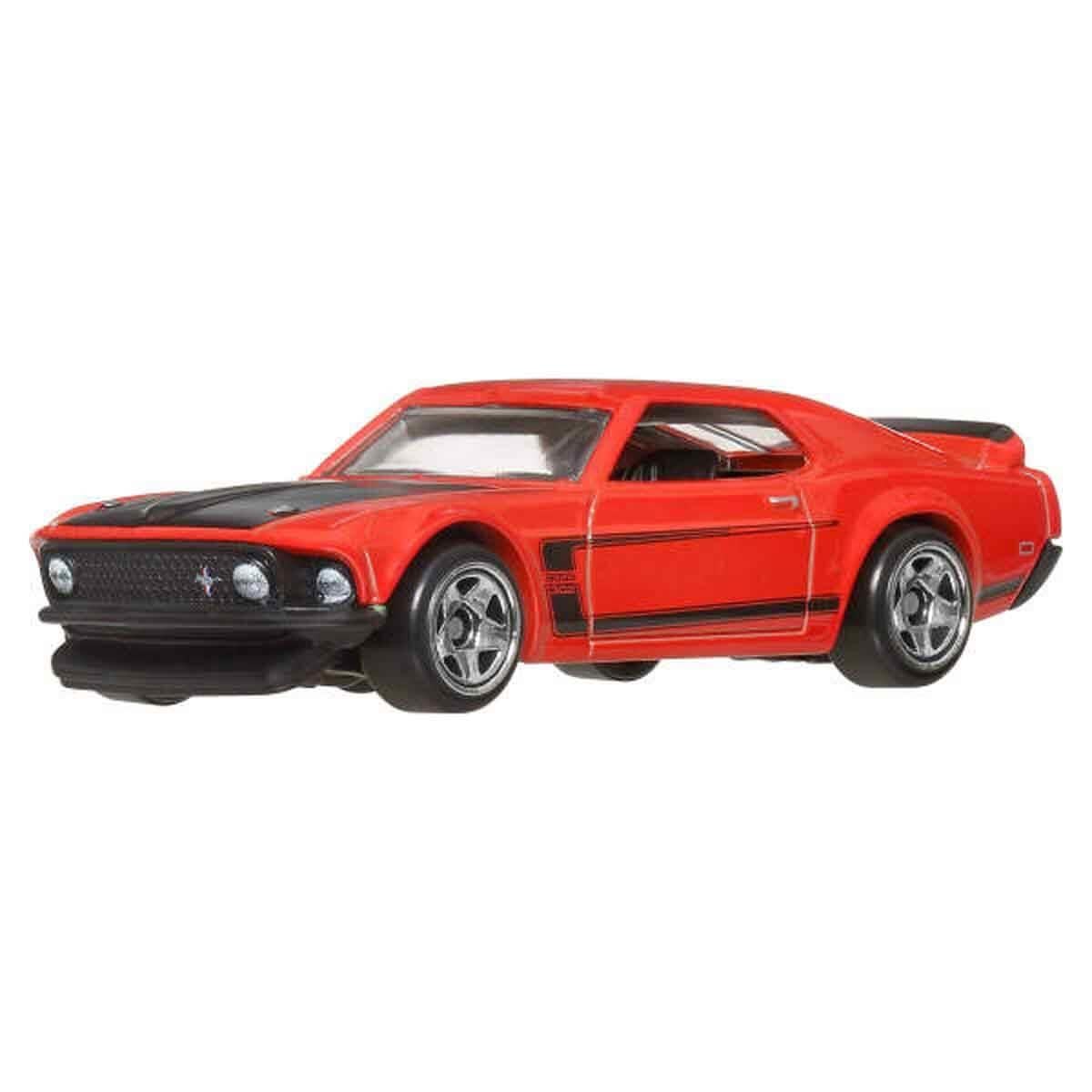 Hot Wheels Oyun Setleri, Mattel, Hot Wheels 1:64 Tekli Arabalar Ford Mustang 60 Yıl GRT01 JBY51 69 FORD MUSTANG BOSS 302