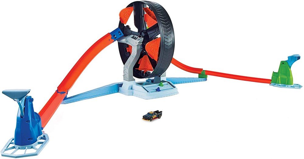 Hot Wheels Oyun Setleri, Hot Wheels, Hot Wheels Dönen Tekerlek Macerası Yarış Seti GJM77
