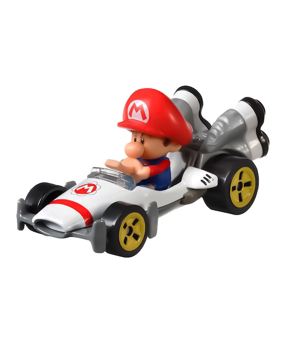 Hot Wheels Oyun Setleri, Hot Wheels, Hot Wheels Mario Kart Karakter Araçlar GBG25 GRN12 Baby Mario