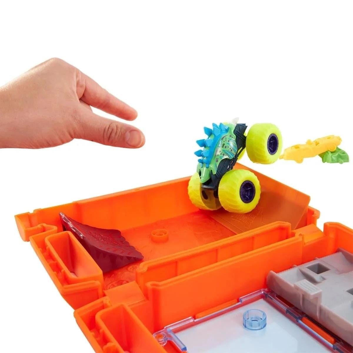 Hot Wheels Oyun Setleri, Hot Wheels, Hot Wheels Monster Trucks Taşınabilir Oyun Seti HXT04