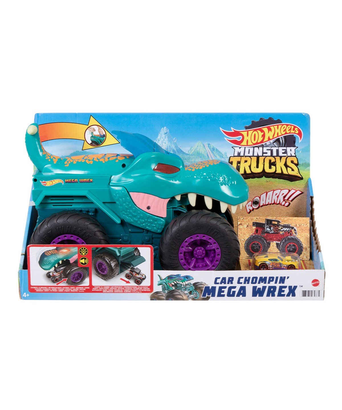 Hot Wheels Oyun Setleri, Hot Wheels, Hot Wheels Monster Trucks Araba Yiyen Mega Wrex GYL13