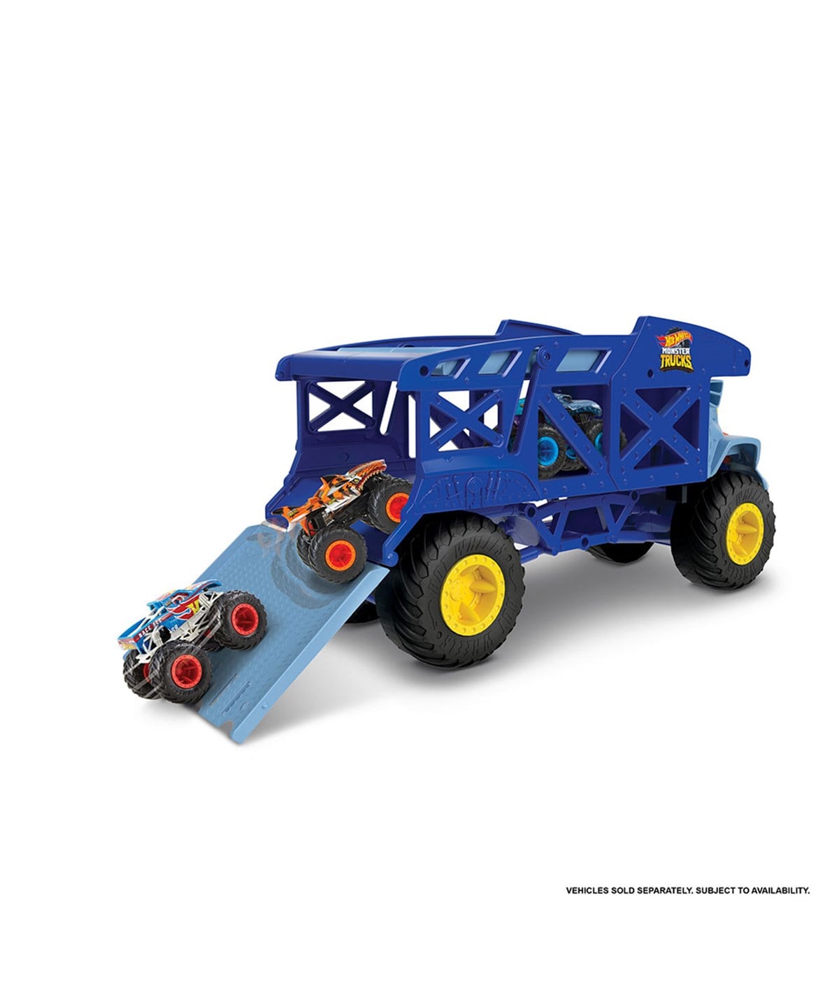 Hot Wheels Oyun Setleri, Hot Wheels, Hot Wheels Monster Trucks Rhino Taşıyıcı Kamyon HFB13