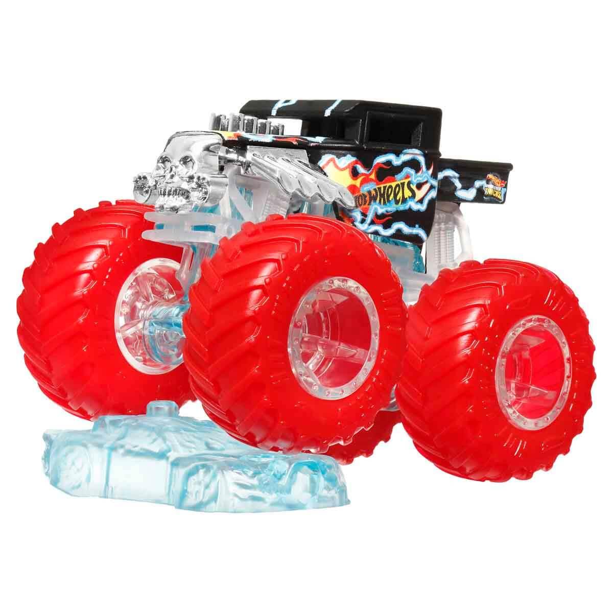 Hot Wheels Oyun Setleri, Hot Wheels, Hot Wheels Monster Trucks Power Smashers HYJ19 HYJ20 Bone Shaker