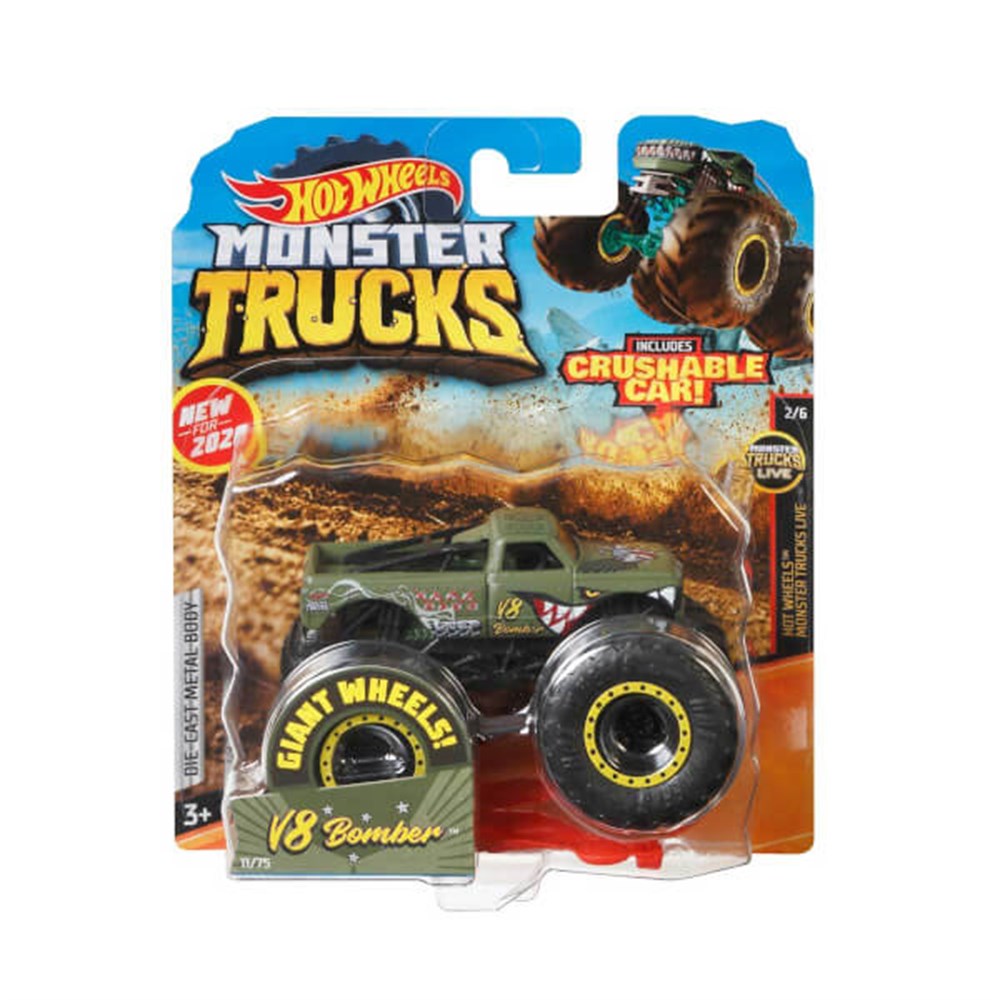 Hot Wheels Oyun Setleri, Hot Wheels, Hot Wheels Monster Trucks 1:64 Arabalar FYJ44