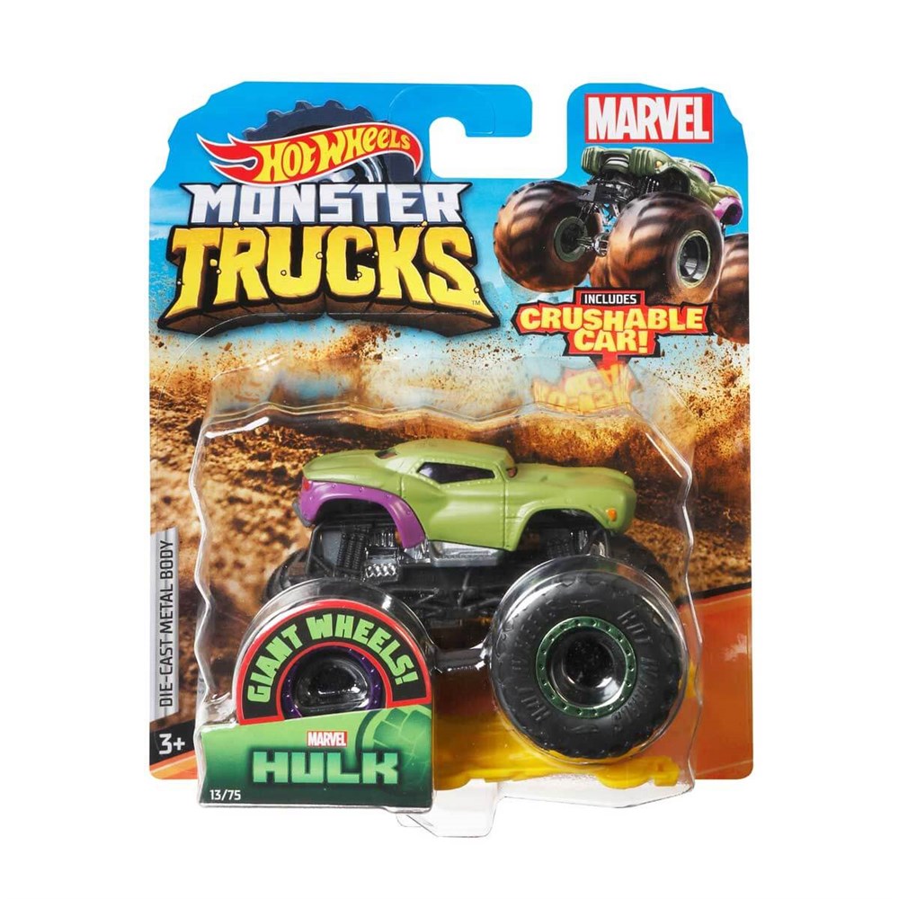 Hot Wheels Oyun Setleri, Hot Wheels, Hot Wheels Monster Trucks 1:64 Arabalar FYJ44