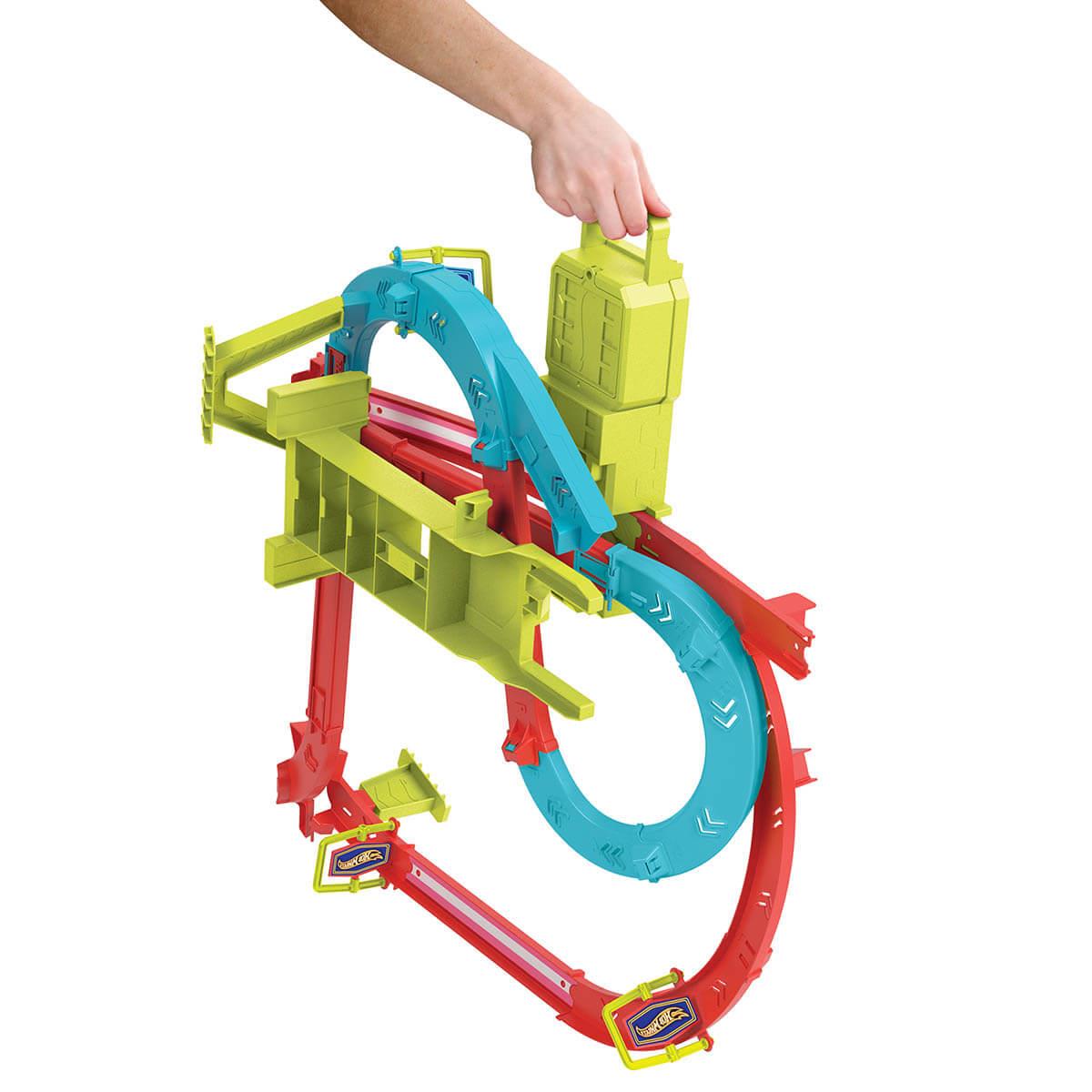 Hot Wheels Oyun Setleri, Hot Wheels, Hot Wheels Neon Yarışlar Çoklu Yarış Heyecanı Pist Seti HPC07