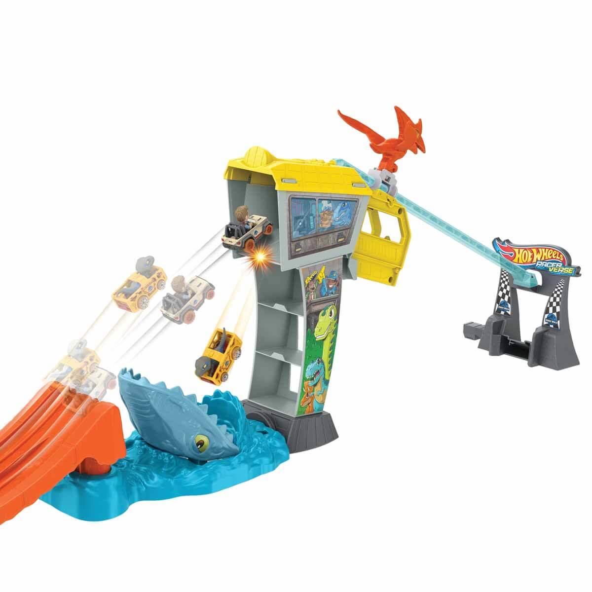 Hot Wheels Oyun Setleri, Mattel, Hot Wheels Racerverse Jurassic Pist Seti HTP12