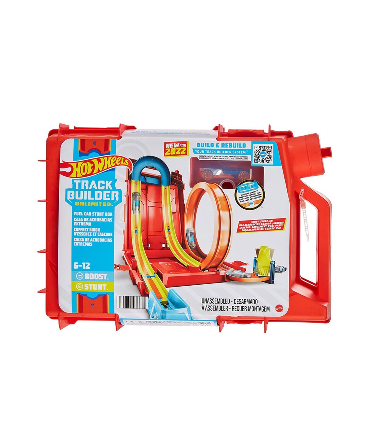 Hot Wheels Oyun Setleri, Hot Wheels, Hot Wheels Track Builder Unlimited Benzin Bidonu Akrobasi Seti HDX78
