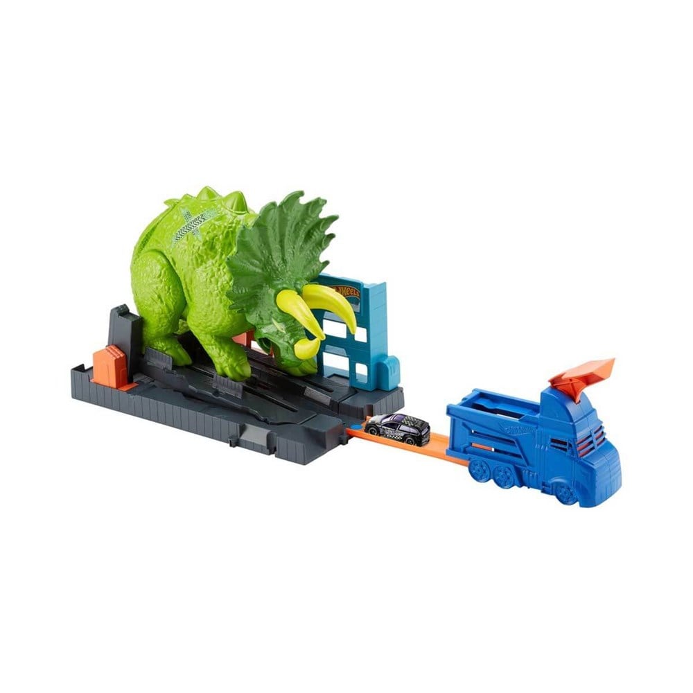 Hot Wheels Oyun Setleri, Hot Wheels, Hot Wheels Triceraptors Saldırısı Oyun Seti GBF97