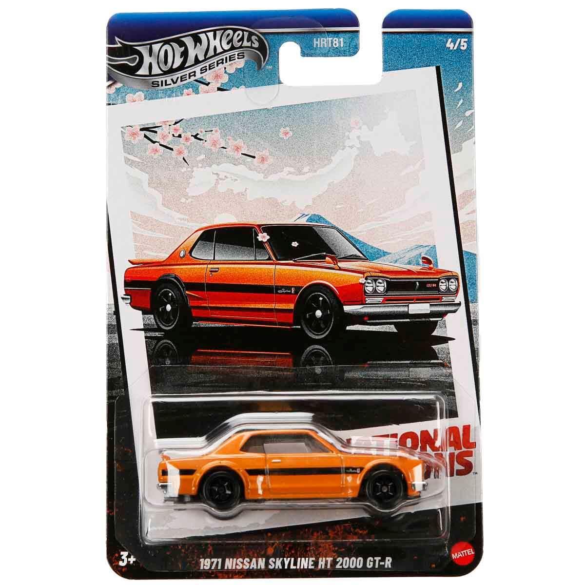 Hot Wheels Oyun Setleri, Mattel, Hot Wheels Vintage Tekli Arabalar HRT81 JBY89 1971 NISSAN SKYLINE HT 2000 GT-R