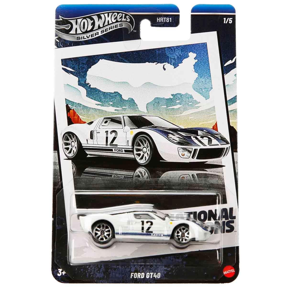 Hot Wheels Oyun Setleri, Mattel, Hot Wheels Vintage Tekli Arabalar HRT81 JBY87 FORD GT40
