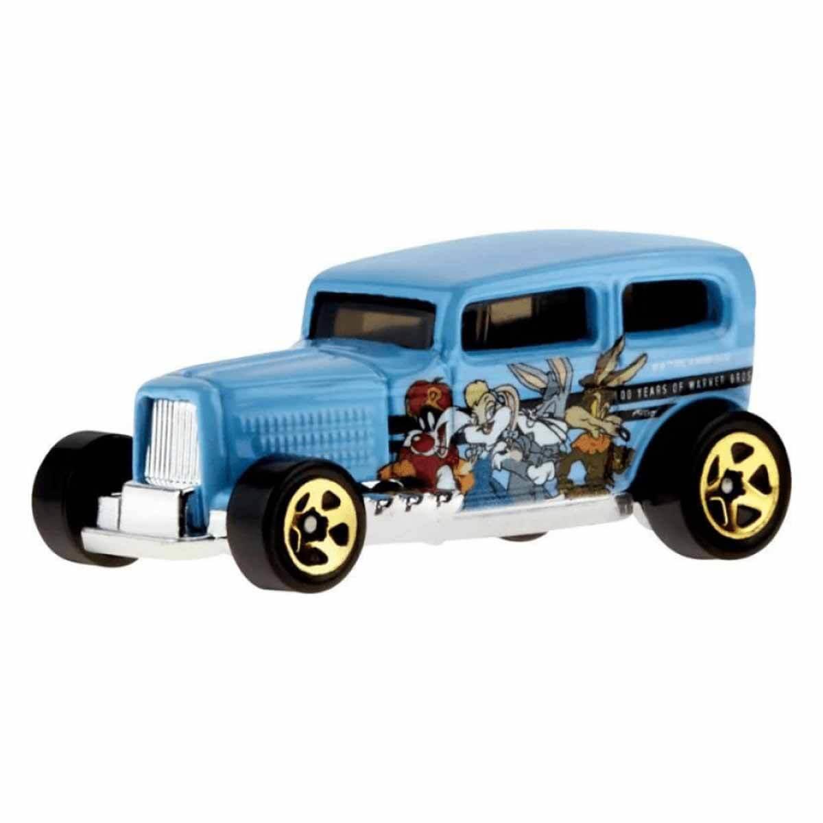 Hot Wheels Oyun Setleri, Hot Wheels, Hot Wheels Warnes Bros 100. Yıl Temalı Arabalar HMV73 HLK30 Midnight Otto