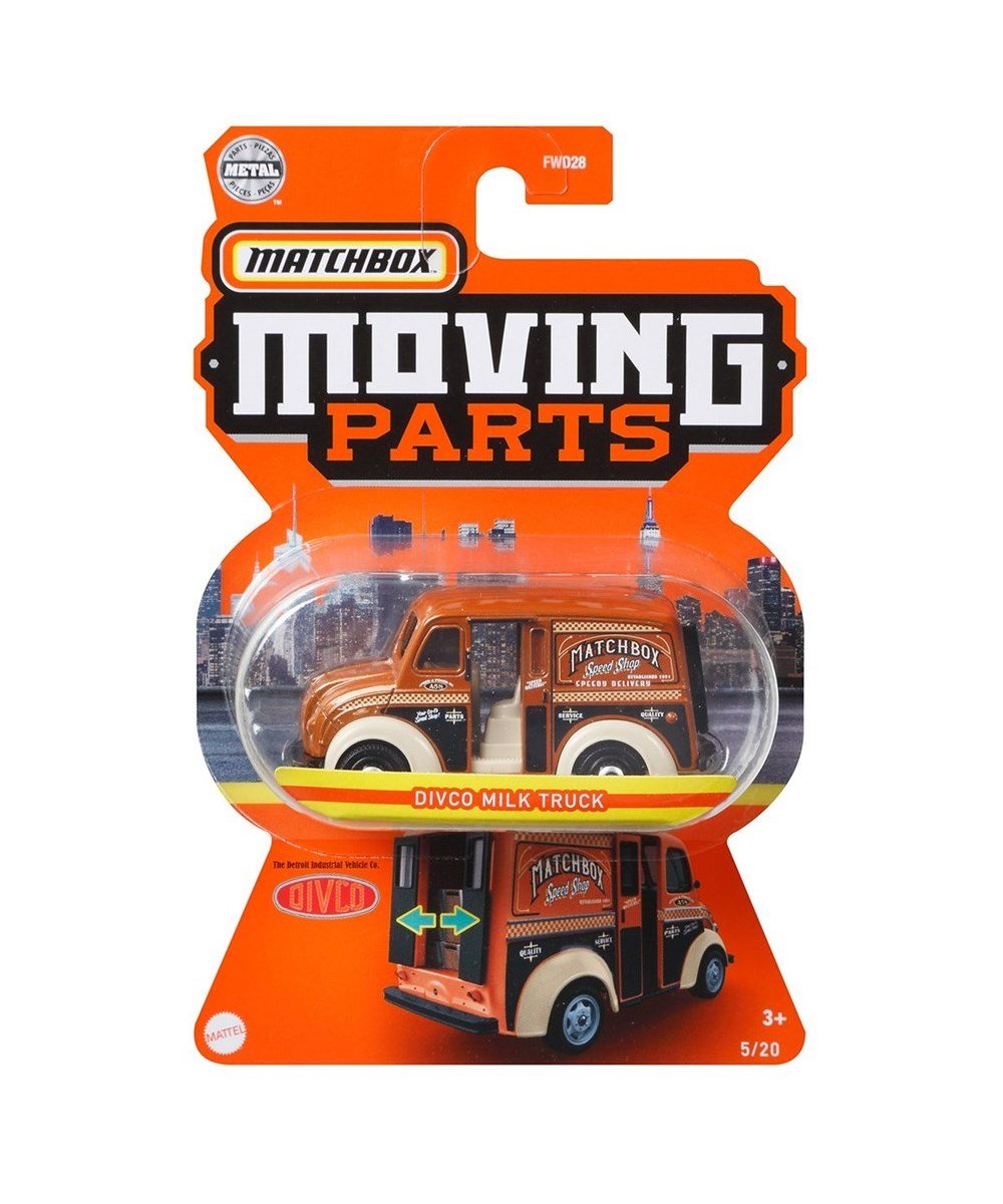 Hot Wheels Oyun Setleri, MATCHBOX, Matchbox 1:64 Arabalar FWD28 GWB48 Divco Milk Truck
