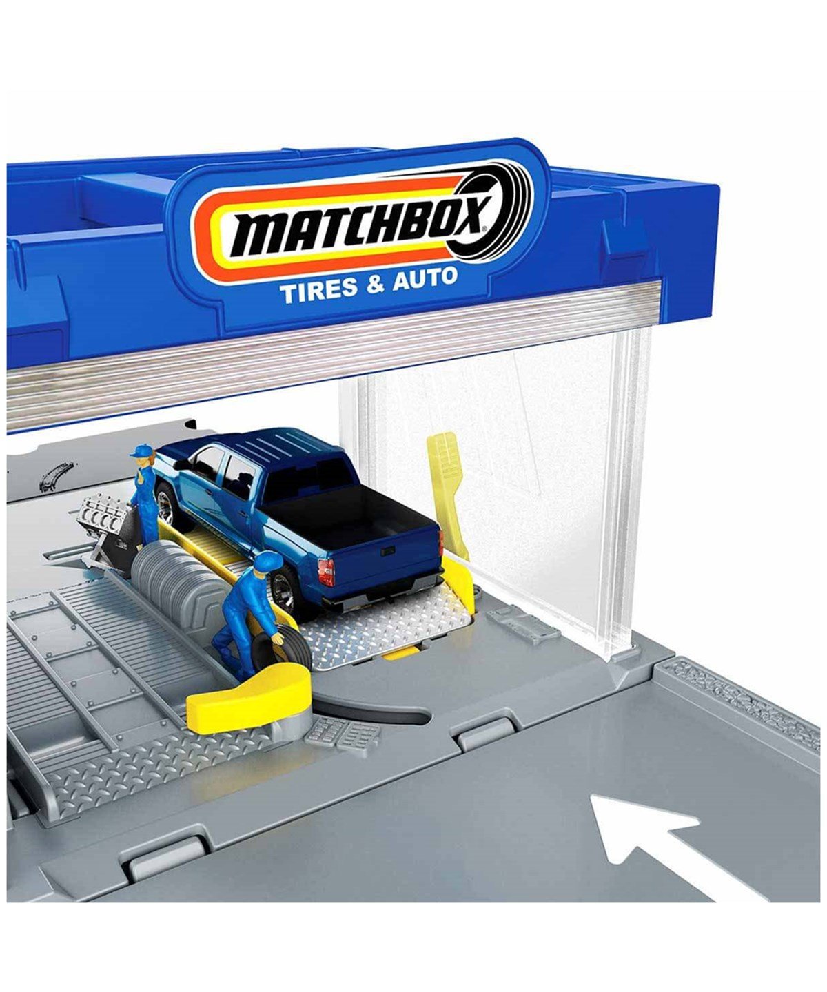 Hot Wheels Oyun Setleri, MATCHBOX, Matchbox Aksiyon Sürücüleri Oyun Seti GVY82 HDL34 Auto Shop