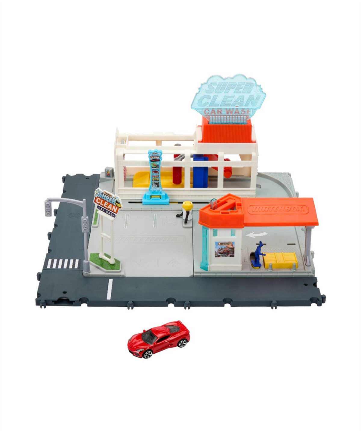 Hot Wheels Oyun Setleri, MATCHBOX, Matchbox Aksiyon Sürücüleri Oyun Seti HBD74 HNJ54 Super Clean Car Wash