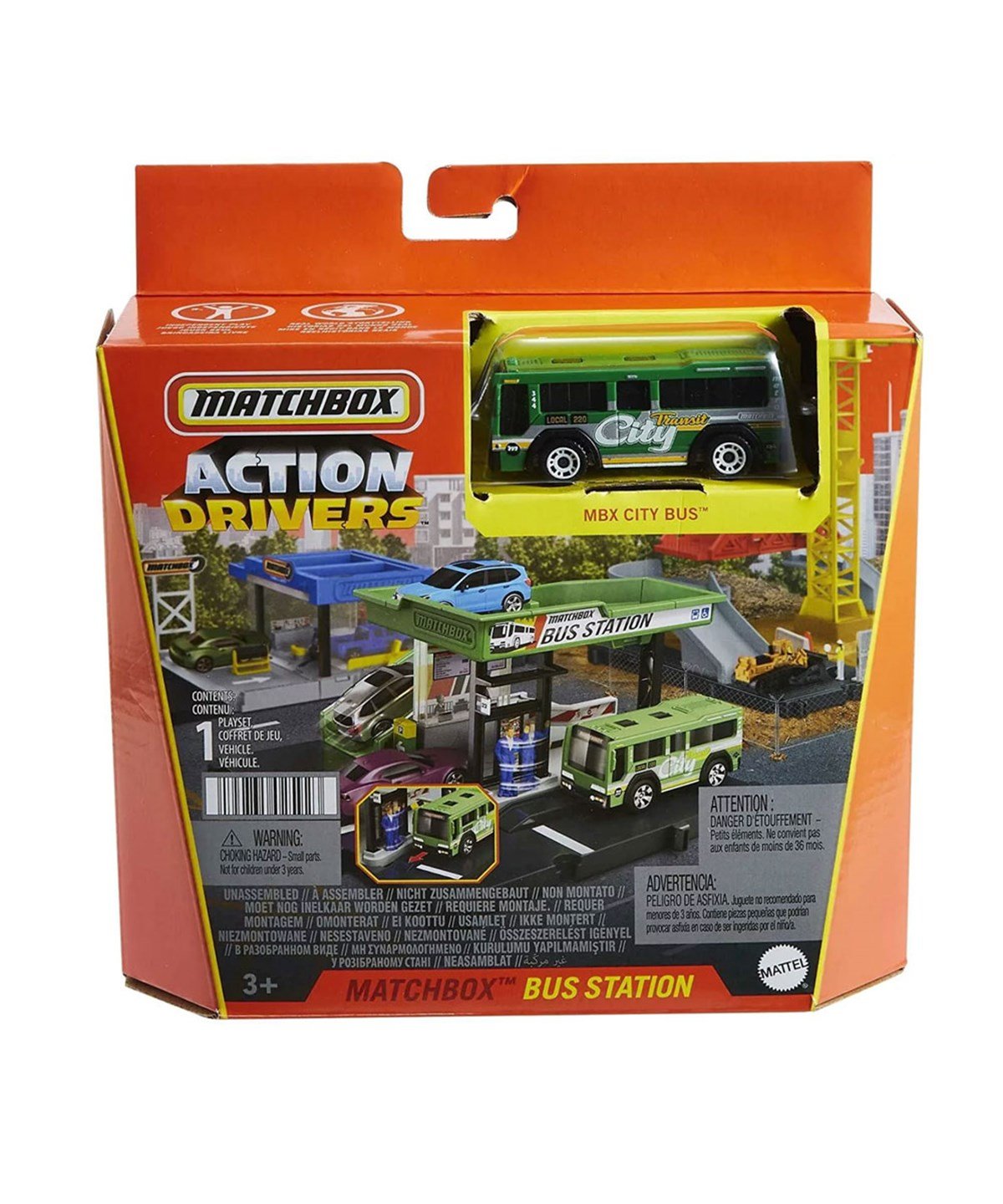 Hot Wheels Oyun Setleri, MATCHBOX, Matchbox Aksiyon Sürücüleri Oyun Seti HJT89 HDL08