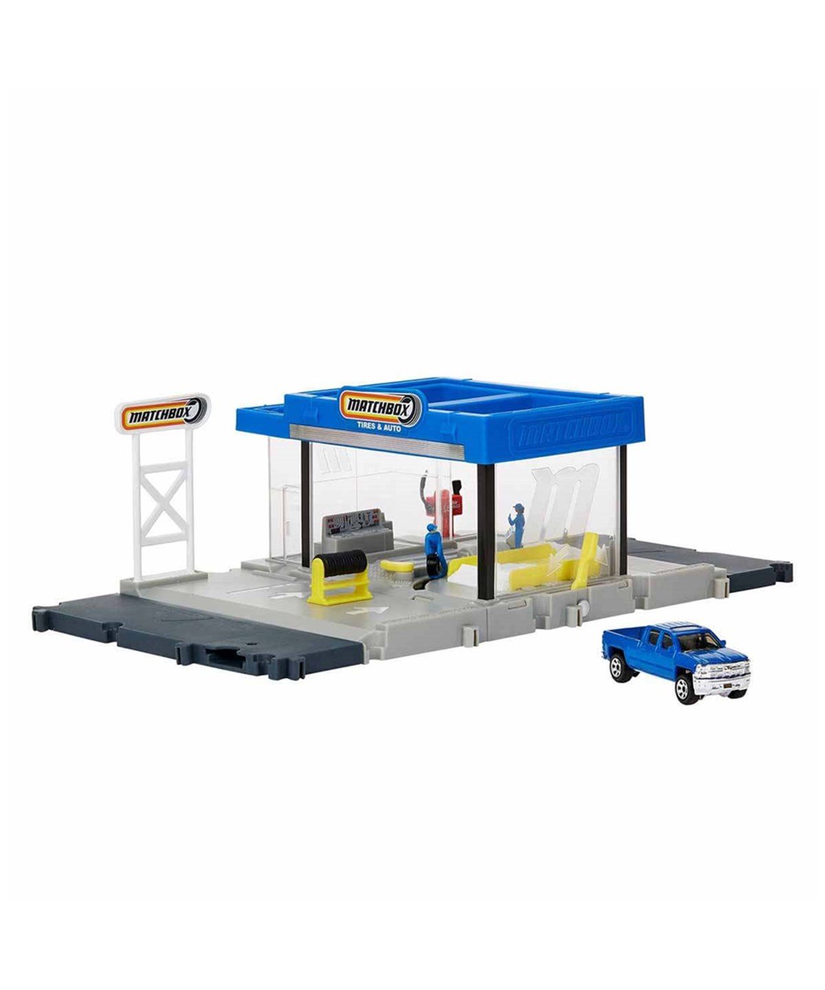 Hot Wheels Oyun Setleri, MATCHBOX, Matchbox Aksiyon Sürücüleri Oyun Seti GVY82 HDL34 Auto Shop