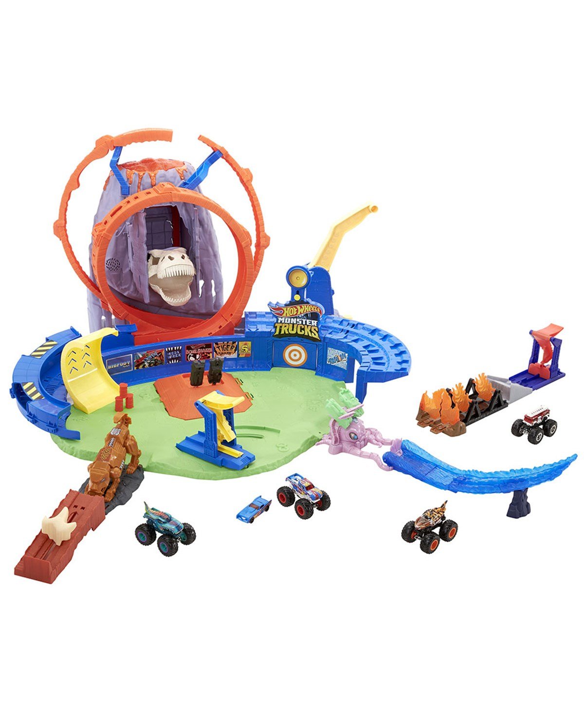 Hot Wheels Oyun Setleri, Hot Wheels, Monster Trucks Volkanik Alanda Macera Oyun Seti GYL14