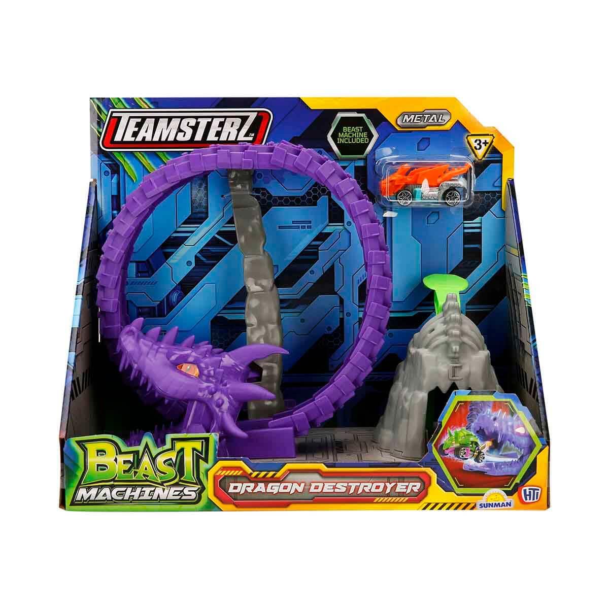 Hot Wheels Oyun Setleri, Sunman, Teamsterz Beast Machines Dragon Destroyer