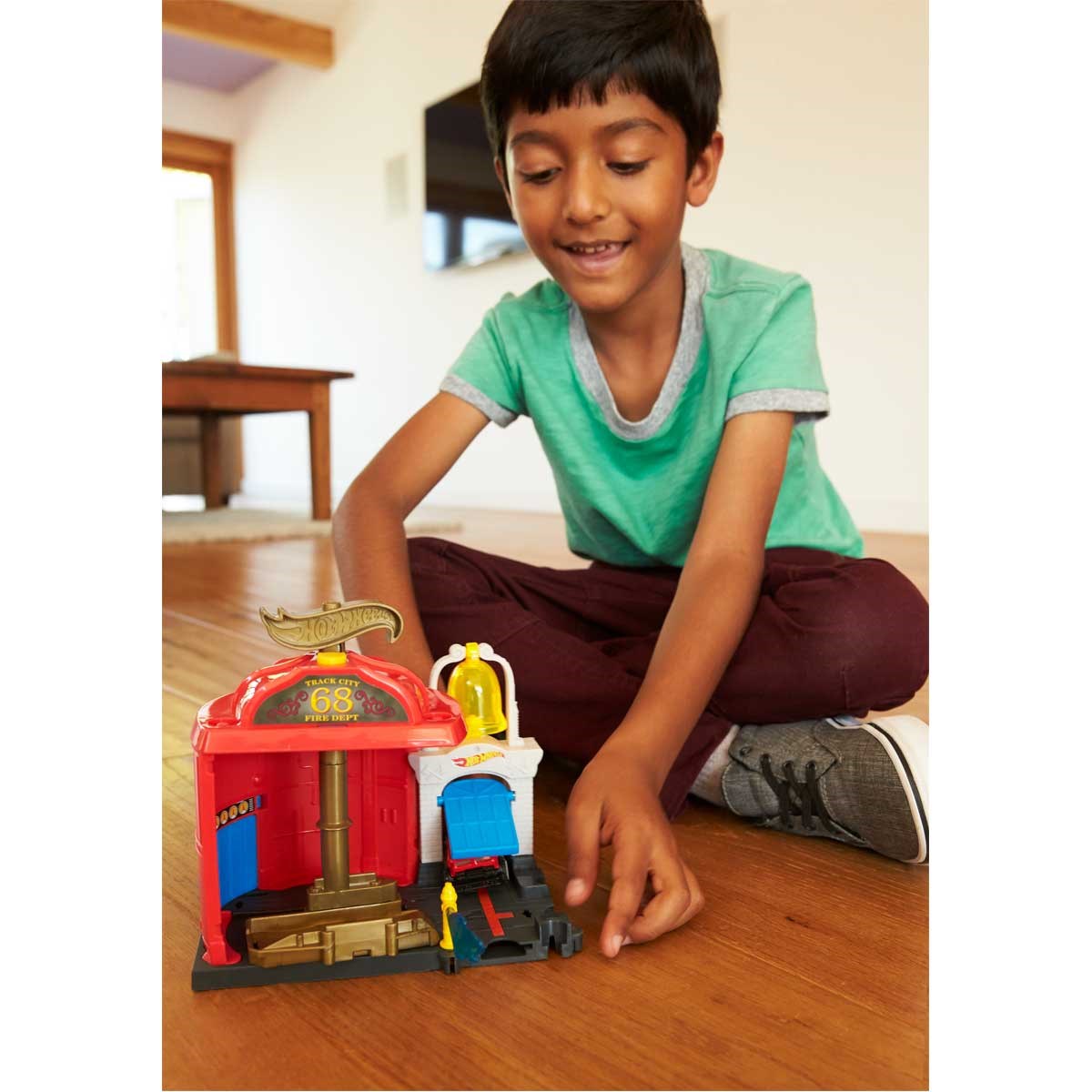 Hot Wheels Şehir Otoparkı Garaj Seti FRH28 - Yangın İstasyonu