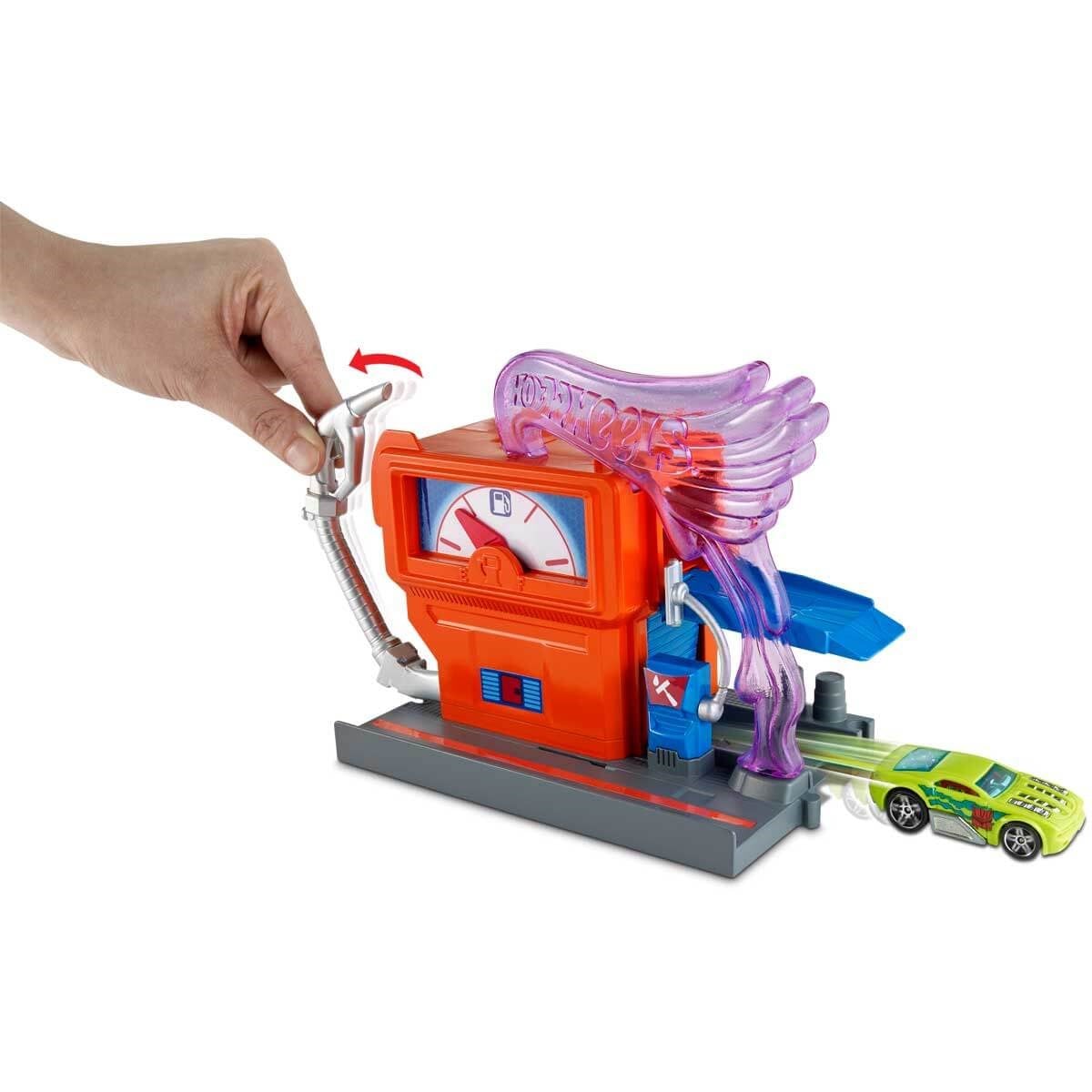 Hot Wheels Şehir Otoparkı Garaj Seti FRH28 - Hızlı Benzin İstasyonu