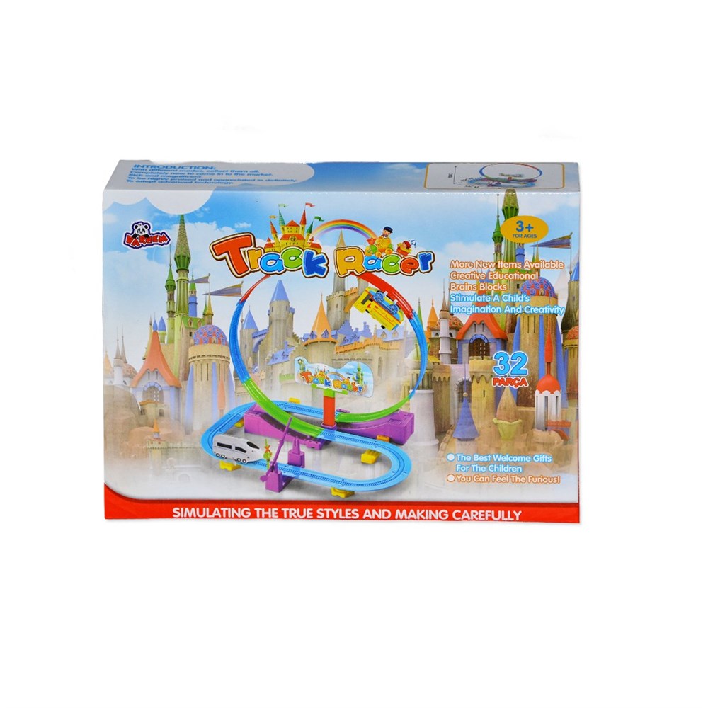 Işıklı Hızlı Tur Tren Seti 32 Parça