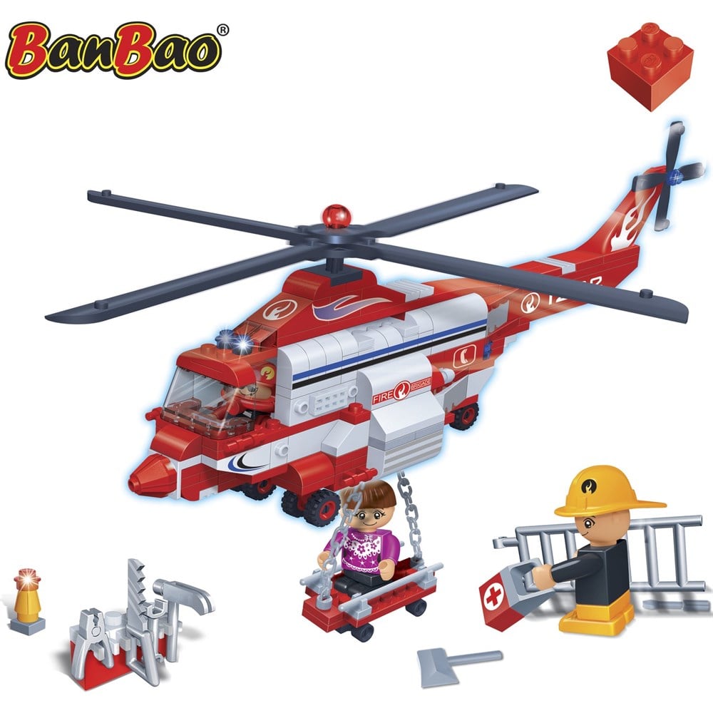 İtfaiye Helikopteri 272 Parça Lego Banbao 8315