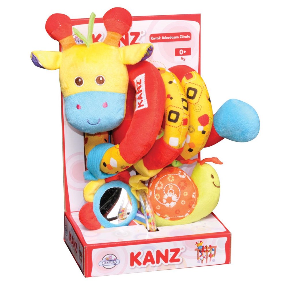 Kanz Kıvrık Arkadaşım Zürafa Peluş 30442