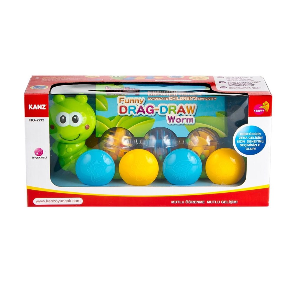 Kanz Neşeli Renkli Tırtıl 2212 