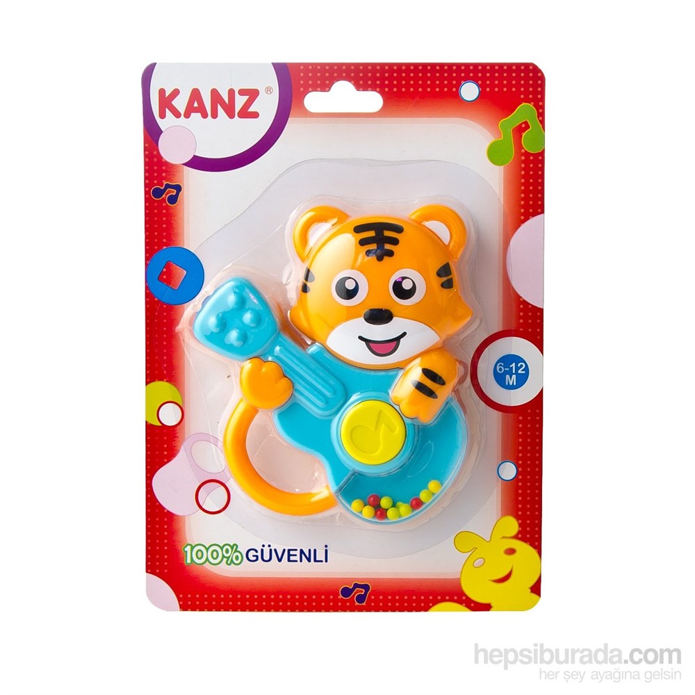 Kanz Sevimli Hayvanlar Pilli Çıngırak Kaplan