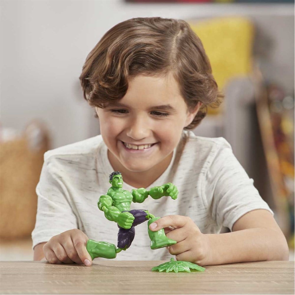 Kolleksiyon Karakterleri, Marvel Avengers, Avengers Bend & Flex Figür E7377 E7871 Hulk