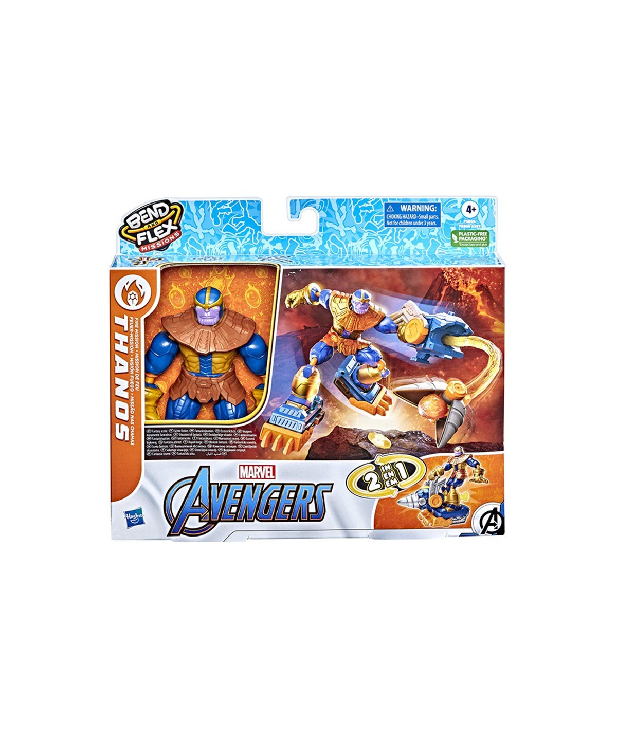 Kolleksiyon Karakterleri, AVENGERS, Avengers Bend & Flex Missions Thanos Ateş Görevi F5869 F5866